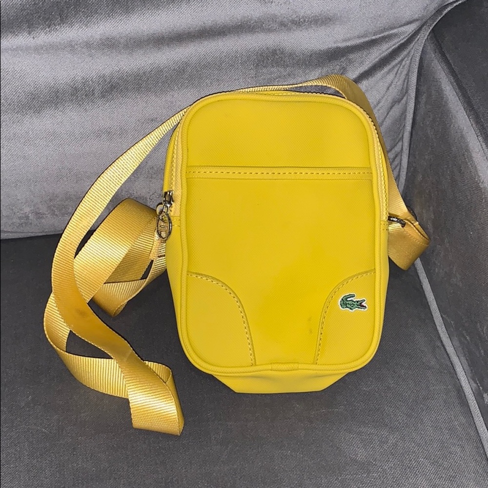 Yellow Lacoste Crossbody bag